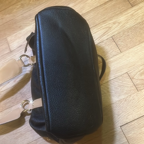 ROSSI Italian black leather hobo style shoulder handbag - Picture 11 of 16